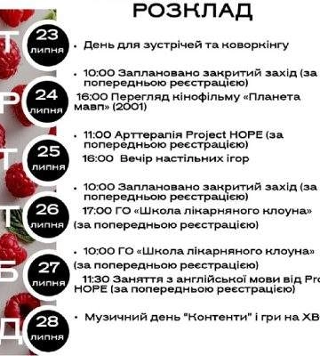 Анонс заходів в миколаївському молодіжному просторі