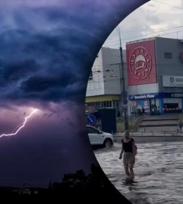 У Києві та області до кінця доби очікуються грози