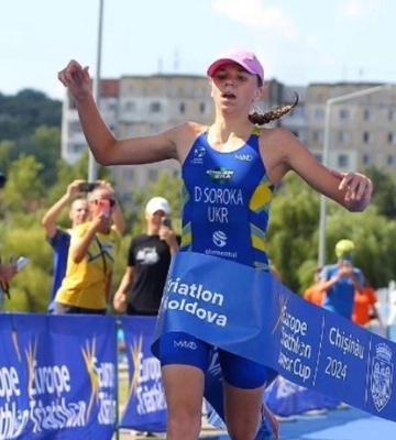Триатлоністка з Львівщини  виборола Кубок Європи серед юніорів