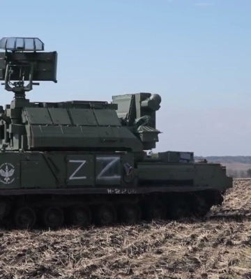 Украинские партизаны выследили на Донбассе модифицированный ЗРК "Тор-М2" (фото и карта)
