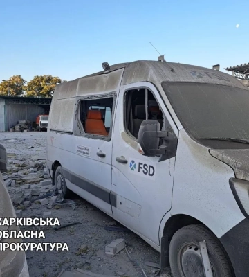Росіяни поцілили по офісу Швейцарського фонду протимінної діяльності у Харкові, - прокуратура. ФОТОрепортаж