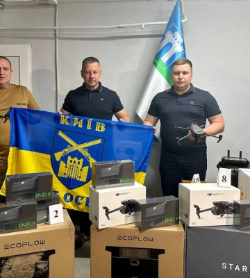 Дрони, старлінки, підзарядні станції від Рівного отримали 15 підрозділів ЗСУ
