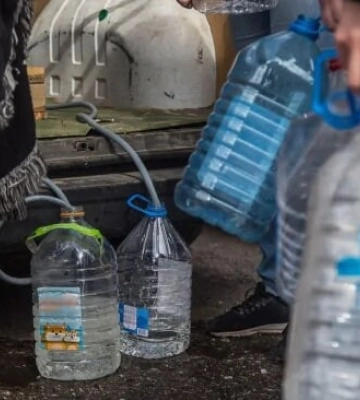 На оккупированной Донетчине местные протестуют из-за отсутствия воды