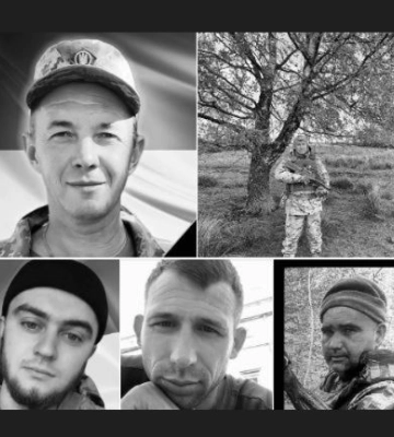 Роман Фазан, Степан Дубик, Павло Донченко, Роман Бабух, Роман Дяк. Прощання з Героями