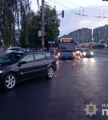 У Луцьку на проспекті Соборності сталося дві ДТП з постраждалими