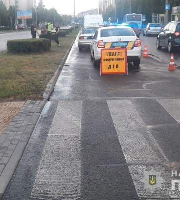 У Луцьку на Соборності водій зі Львова збив чоловіка на переході