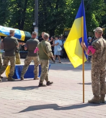 В Олександрівській громаді попрощалися із загиблим воїном 