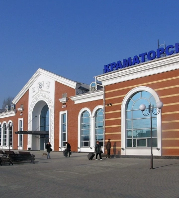 Российские войска обстреляли промзону Краматорска, вспыхнул пожар