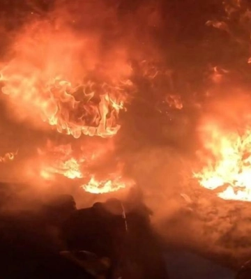 На Дубенщині рятувальники ліквідували пожежу в приватному господарстві