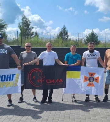 Збірна команда ветеранів Рівненської області вирушила до Черкас для участі у змаганнях «Звитяга Нескорених»