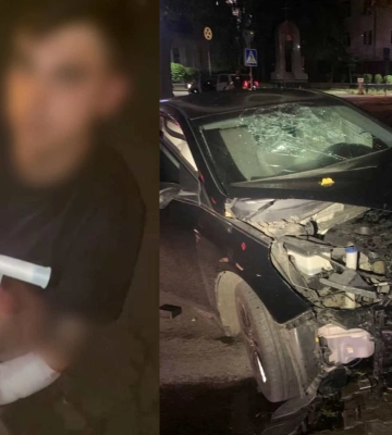 Хлопець у Рівному двічі напився та розбив авто об дерево