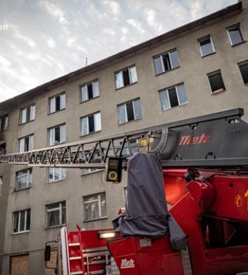 В Харькове горело общежитие одного из вузов