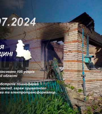 На Сумщині внаслідок обстрілів пошкоджено навчальний заклад, гараж підприємства та електротрансформатор
