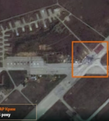 Появились спутниковые снимки с последствиями атаки ВСУ по российскому аэродрому «Саки»
