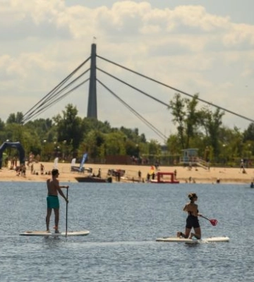 В Киеве температура воды в Днепре превысила рекордные показатели