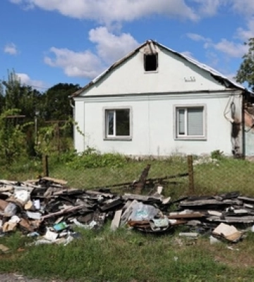 В Прилуцькому на Волині триває ремонт будівель, пошкоджених внаслідок атаки РФ 22 червня