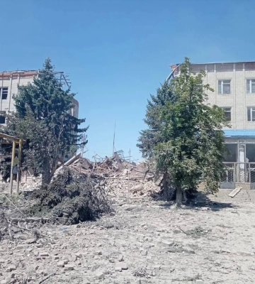 За сутки террористы нанесли 440 ударов по Запорожской области