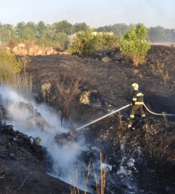 На Кіровоградщині вигоріли майже 10 гектарів землі (ФОТОФАКТ)