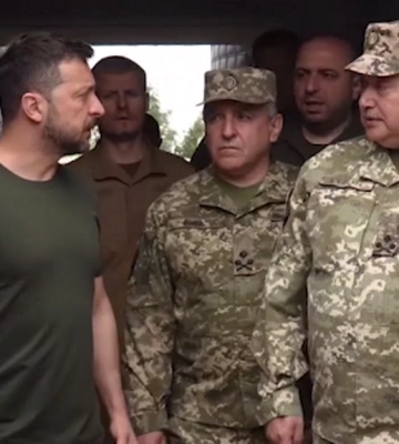На Волині президент Зеленський перевірив, як укріплюють кордон