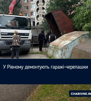 У Рівному демонтують гаражі-черепашки