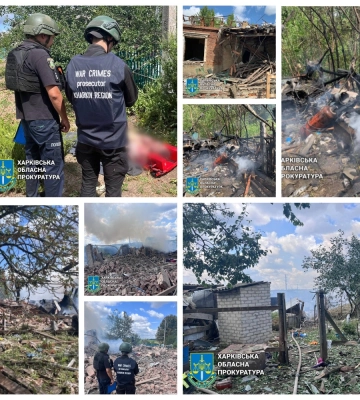 РФ ударила КАБами по Великому Бурлуку на Харківщині: загинула жінка, її 10-річний син — у лікарні з опіками