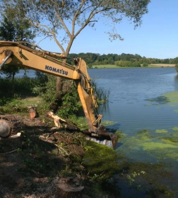 Болотиста вода і жахливий запах: у Рівному розчищають Басів Кут (ВІДЕО)