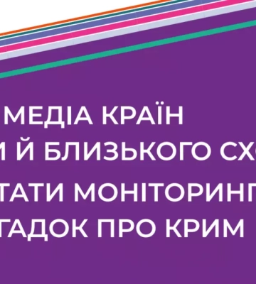 Висвітлення Криму в медіа Європи та Близького Сходу: аналітичний звіт