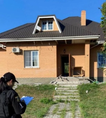 Під час атаки на Київщину 31 липня пошкодження зафіксували в п’яти районах області