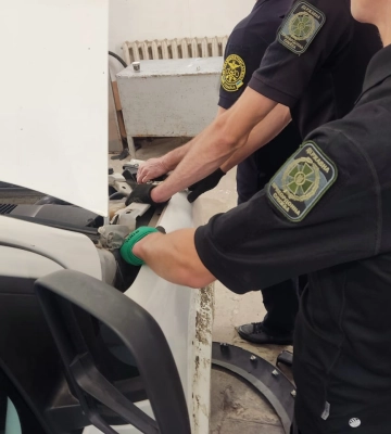 На Закарпатті натренований на тютюнові сховки в авто службовий пес митниці «наказав» контрабандиста