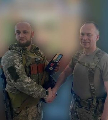 Військовий з Полтавщини отримав Золотий хрест за знищення ворожої техніки