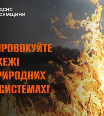 Рятувальники упродовж доби тричі ліквідовували загоряння на відкритих територіях