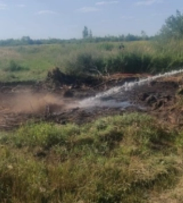 В Шацькій громаді на Волині горів торф&#039;яник