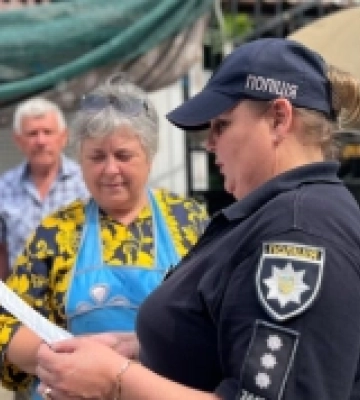 Поліцейські провели профілактичні бесіди з мешканцями Баштанки