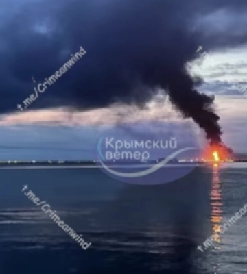 У Криму частина збитої ракети впала на багатоповерхівку