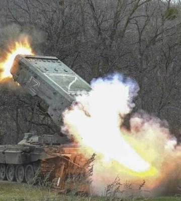 У Запорізькій області СБУ знищили вогнеметну систему РФ &quot;Солнцепьок&quot; з екіпажем