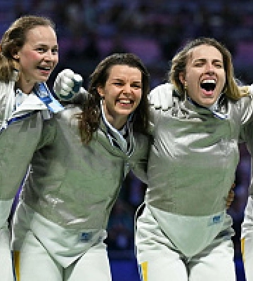 Українські фехтувальниці здобули золото на Олімпійських іграх у Парижі