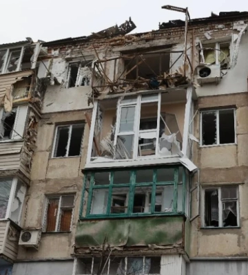 Унаслідок обстрілу Херсона армією РФ поранення отримав місцевий житель