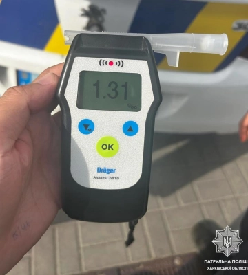 30 пьяных водителей задержали копы в Харьковской области за сутки