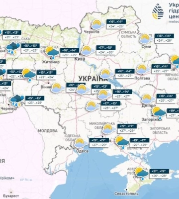 Погода на 5 серпня в Україні: будуть дощі