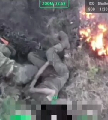 Ликвидация российских захватчиков воинами 141 ОПБр на Запорожском направлении. ВИДЕО
