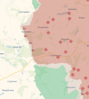Сили оборони відійшли з урочища Ступки Голубовські-2 на Донеччині, - DeepState