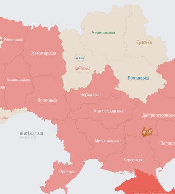 Повітряна тривога у сусідніх зі Львівщиною областях. Швидкісна ціль
