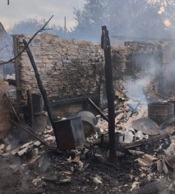 На Харківщині унаслідок ворожих обстрілів поранений поліцейський, ушкоджені будинки та авто