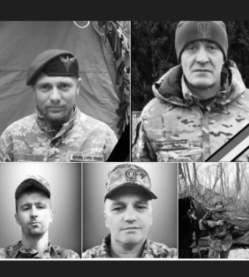 П&#039;ятеро полеглих Героїв проведуть в останню путь на Львівщині