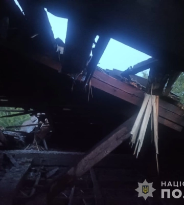 Поліція показала фото наслідків російської атаки на Сумщину
