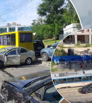 Трамвай без водія &quot;скотився&quot; з гори і розтрощив понад 10 авто: моторошна аварія у Києві