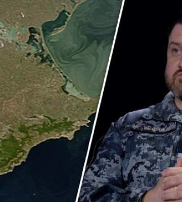 росіяни в Криму відновили один із пошкоджених поромів, але він набагато менший, ніж уражений “славянин” - Плетенчук