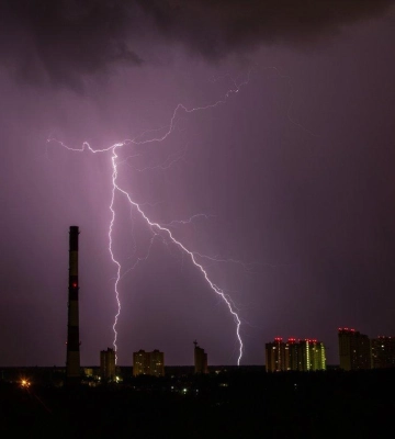 "Жовтий" рівень небезпечності: у Києві та області попередили про грозу