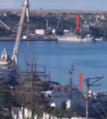 Партизани виявили у бухтах Севастополя сховані великі російські десантні кораблі