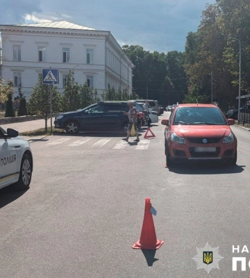 Жінка збила пішоходку у центрі Полтави